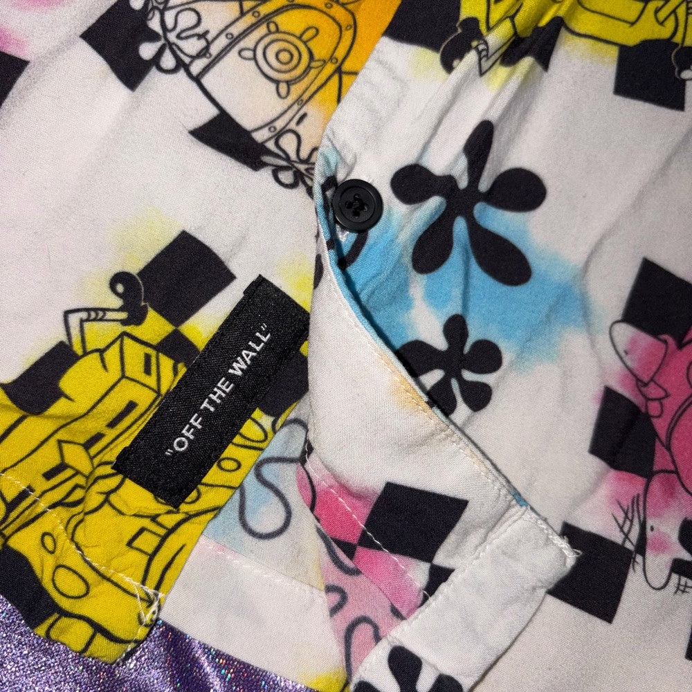 Vans Spongebob Squarepants Button Up - image 3